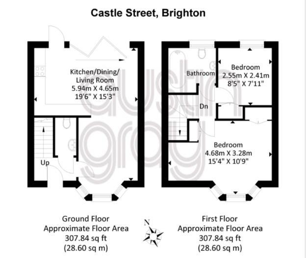 Вилла Castle Street - Central Brighton Townhouse, Up To 8 Guests Экстерьер фото